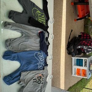 Nike Baby Onesie Lot - Gray, Blue, Black